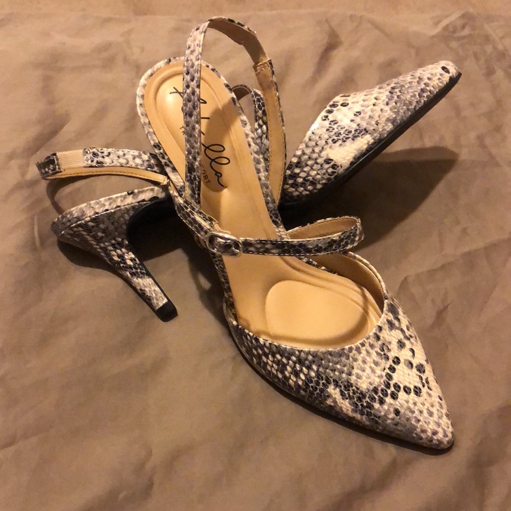 Abella Snake-skin Stilletos